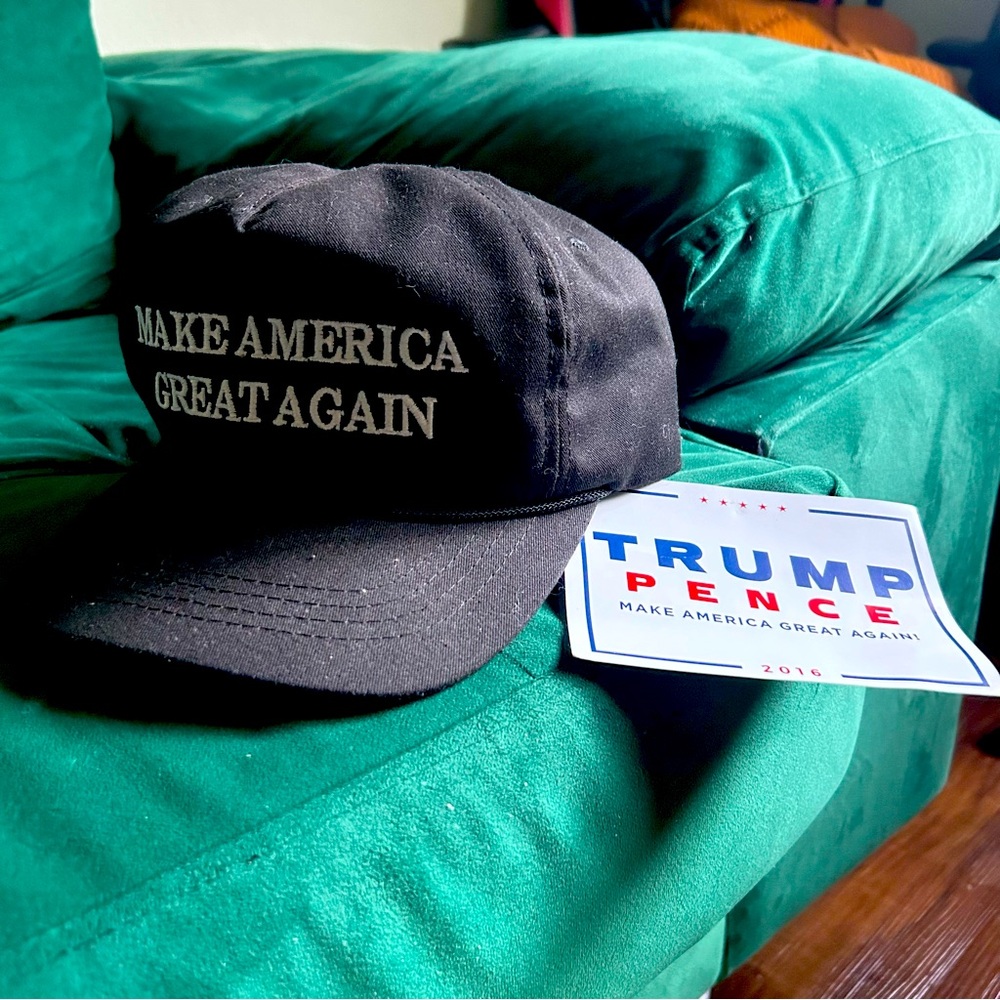 2016 Make America Great Again hat in black (made in USA)